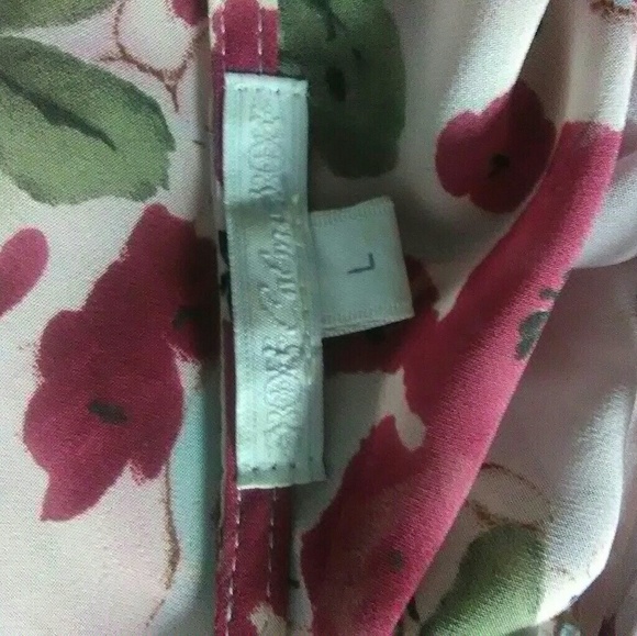 Calme Women's Pink Floral Elastic Waist Crop Top - Picture 7 of 7